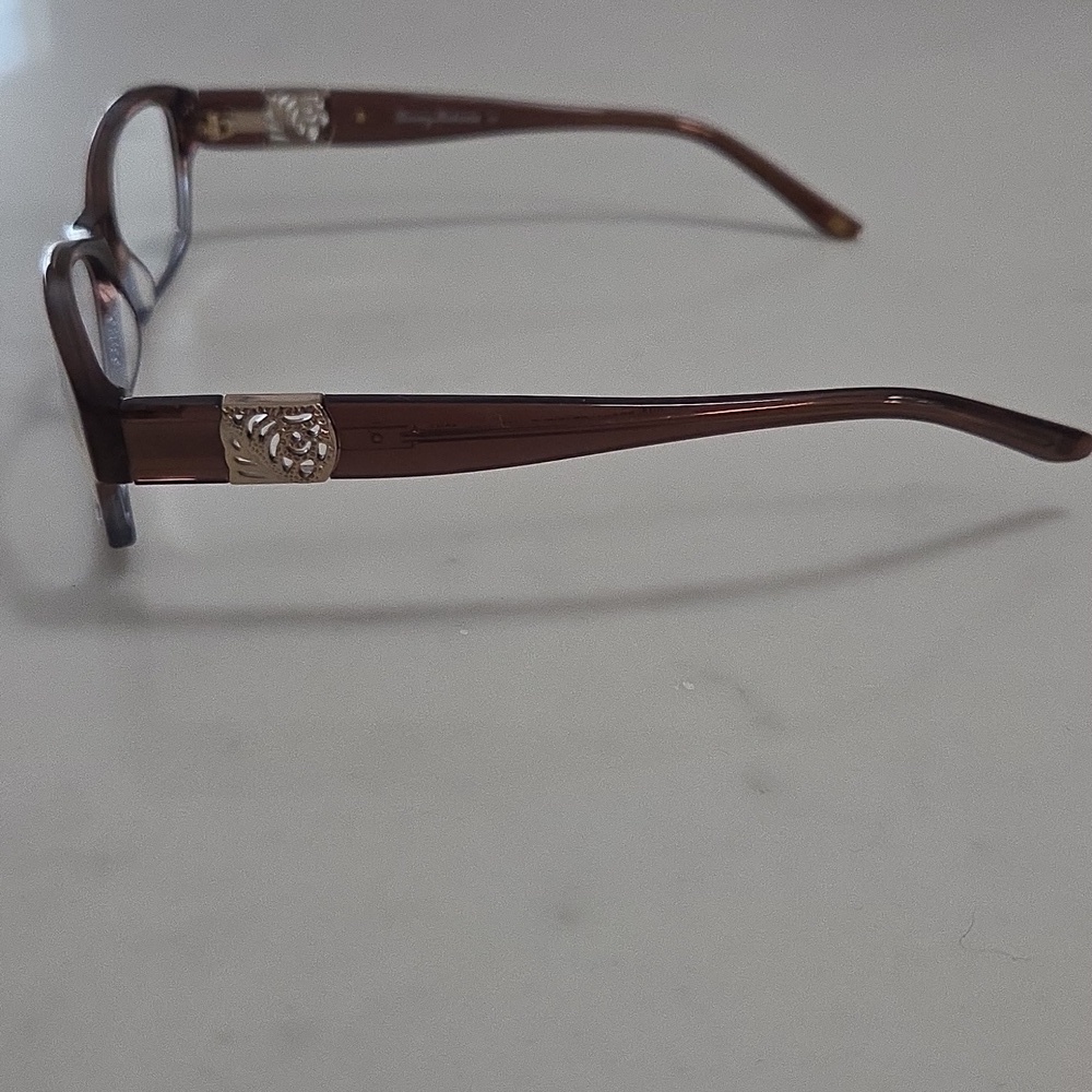 Tommy Bahama Brown Gradient Rectangle Eyeglasses Frames with Case - Picture 6 of 14